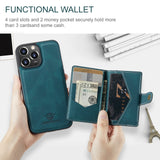 Leather Case With Magnetic Wallet for iPhone 14 series