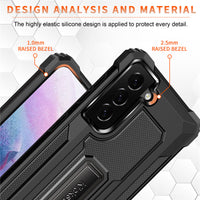 ShockProof Armor Stand Holder Soft TPU+PC Case For Samsung S21 Plus Ultra 5G