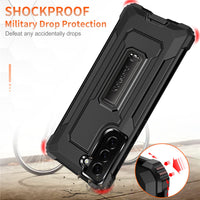 ShockProof Armor Stand Holder Soft TPU+PC Case For Samsung S21 Plus Ultra 5G