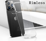 MagSafe Acrylic Full Camera Lens Protection Rimless Borderless Matte Case For iPhone 15 series