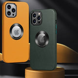 Luxury Retro PU Leather Case for iPhone 13 12 Series