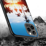 Sea Beach Silicone Case for iPhone 13 12 11 Pro Max Mini