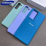 Original Liquid Silicone Soft Touch Silky Case For Samsung Galaxy S21 Series