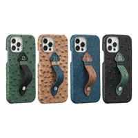 Hand Wrist Strap Leather Case for iPhone 14 13 12 series