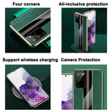 Soft Silicone Case Electroplating Frame Heavy Duty Protection for Samsung Galaxy S20 Series