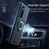 Heavy Duty Protection Case With Finger Ring Kickstand For Samsung Galaxy Note 20 S20