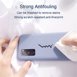 Liquid Silicone Soft TPU Ultra thin Cover For Galaxy S21 Ultra Plus