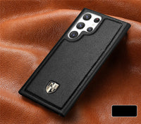 Luxury Ultra thin Genuine Leather Case For Samsung Galaxy S22 Series