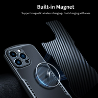 Luxury Magnetic Case with Glass Screen Protector for iPhone 13 12 Pro Max