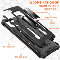 ShockProof Armor Stand Holder Soft TPU+PC Case For Samsung S21 Plus Ultra 5G