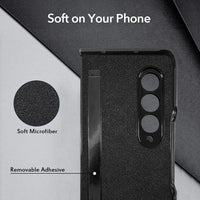 Luxury Fashion Leather Lychee Pattern Pen Slot Case for Samsung Galaxy Z Fold 3