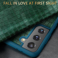 Luxury Fashion Business High Quality Shockproof Flip Visible Cover Leather Mobile Phone Case For Samsung S21 Plus Ultra FE