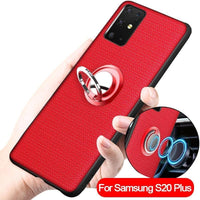 Car Magnetic Stand Ring Back Cover for Samsung Galaxy S20 Series