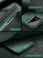 Fashion Luxury Artificial Leather Half-wrapped Case for Samsung Galaxy S20 Series