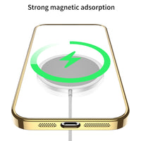 Magsafe Magnetic Wireless Charging Leather Shockproof Soft TPU Case For iPhone 14 series