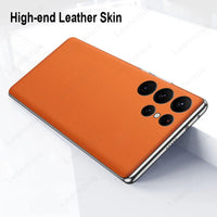 High-end Leather Decal Skin Back Protector Film For Samsung S23 S22 Ultra Plus