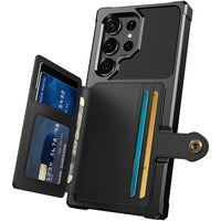 PU Leather Flip Wallet Case for S23 Ultra Plus