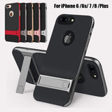 Shockproof Rugged Hybrid KickStand Cover for iPhone 11 Pro Max XR X Xs 6 6s 7 8