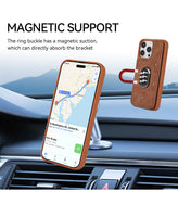 Wallet with Credit Card Holder Flip Leather Magnetic Kickstand Heavy Duty Case for iPhone 14 13 12 series