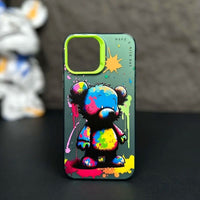 Graffiti Cartoon Animal Pattern Soft Silicone Case For iPhone 14 13 12 series