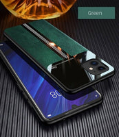 Luxury Mirror Organic Plexiglass Leather Full Protection Case For iPhone 11 Series