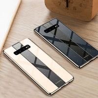 Shockproof Plating Mirror Hard Back Cover for Samsung Galaxy S10 plus Note 10 Plus