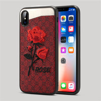 3D embroidery craft luxury brand new design case for apple iPhone X XS Max