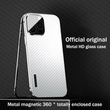 Metal Magnetic Full Surround HD Glass Case For iPhone 14 series