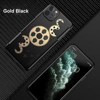 Mechanic Rotary Gear Decompression Heat Dissipation Case for iPhone 11 Pro Max