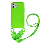 Travel Lanyard Silicone Cover with Neck Strap for iPhone 11