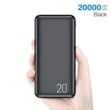 Portable External Power Bank Dual USB Fast Charger 10000mAh & 20000mAh