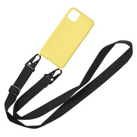 Travel Lanyard Silicone Cover with Neck Strap for iPhone 11