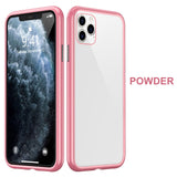 HD Tempered Glass Magnet Drop Protection Case For iPhone 11 Series