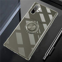 Transparent Ejectable Ring Soft Silicone Airbag Case For Samsung Galaxy Note 10 Plus S10 Plus