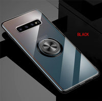 Soft Silicone Ring Holder Anti-knock Case Cover For Samsung Galaxy S10 Note 10
