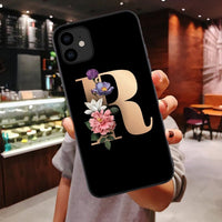 Custom Letter Case Soft TPU Cover Support Wireless Charging for iPhone 11 Pro Max