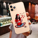 Princess Female Boss Coffee Vogue Girl Mom Baby Soft Cover Case For iPhone 11 Pro Max