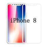 New Generation 6D Full Screen Protector Carbon Fiber Tempered Glass for iPhone X 7 8 Plus