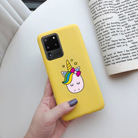 High Quality TPU Soft Silicone Case Cute Painting For Samsung S20