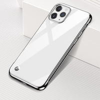 Luxury Ultra thin Magnetic Metal Plating Rimless Case For iPhone 11 Series