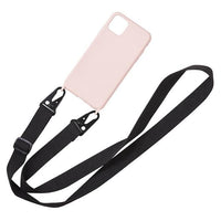 Travel Lanyard Silicone Cover with Neck Strap for iPhone 11