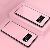 Shockproof Plating Mirror Hard Back Cover for Samsung Galaxy S10 plus Note 10 Plus