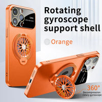 2024 Brand New Rotation Gyroscope Magnetic Stand Case For iPhone 15 14 Series