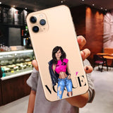 Princess Female Boss Coffee Vogue Girl Mom Baby Soft Cover Case For iPhone 11 Pro Max