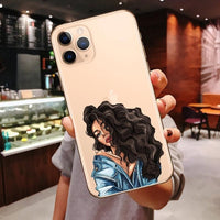 Princess Female Boss Coffee Vogue Girl Mom Baby Soft Cover Case For iPhone 11 Pro Max