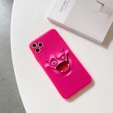 Cute Cartoon Funny Expression Soft TPU Silicone Case For iPhone 11 Series