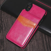 Card Holder Mobile Fundas Phone Case For iPhone Xs Max XR