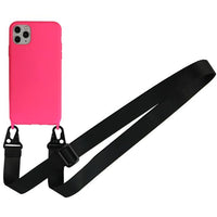 Travel Lanyard Silicone Cover with Neck Strap for iPhone 11