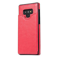 Leather Wallet Card Pocket Phone Cover Case For Samsung Galaxy Note 9 Note 8 S9 S9 Plus