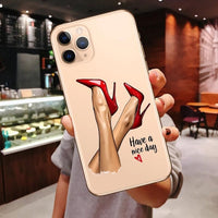 Princess Female Boss Coffee Vogue Girl Mom Baby Soft Cover Case For iPhone 11 Pro Max